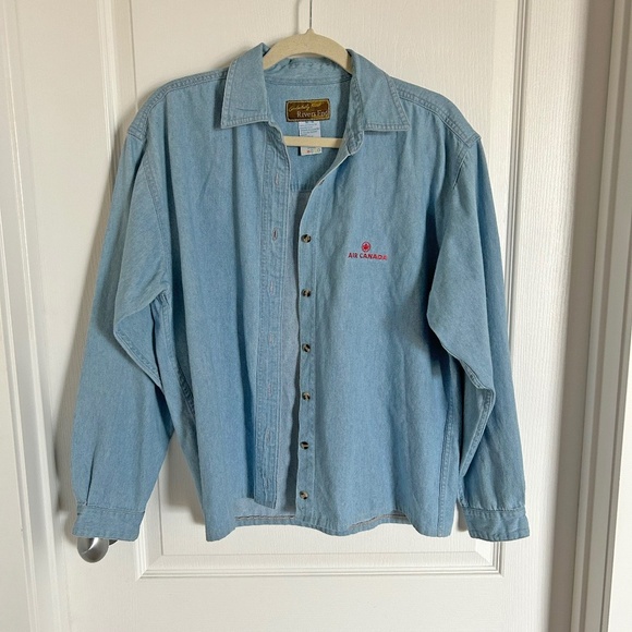 Air Canada Logo Denim Shirt - Picture 2 of 6